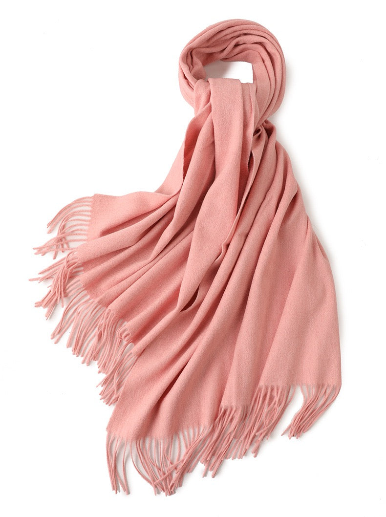 OVERSIZED ORGANIC CASHMERE SCARF