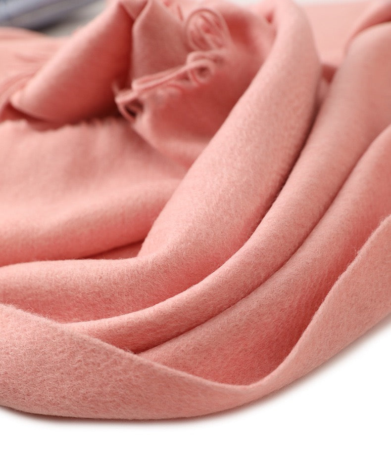 OVERSIZED ORGANIC CASHMERE SCARF