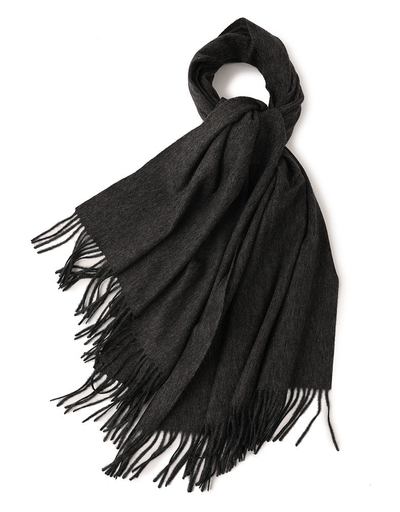 OVERSIZED ORGANIC CASHMERE SCARF