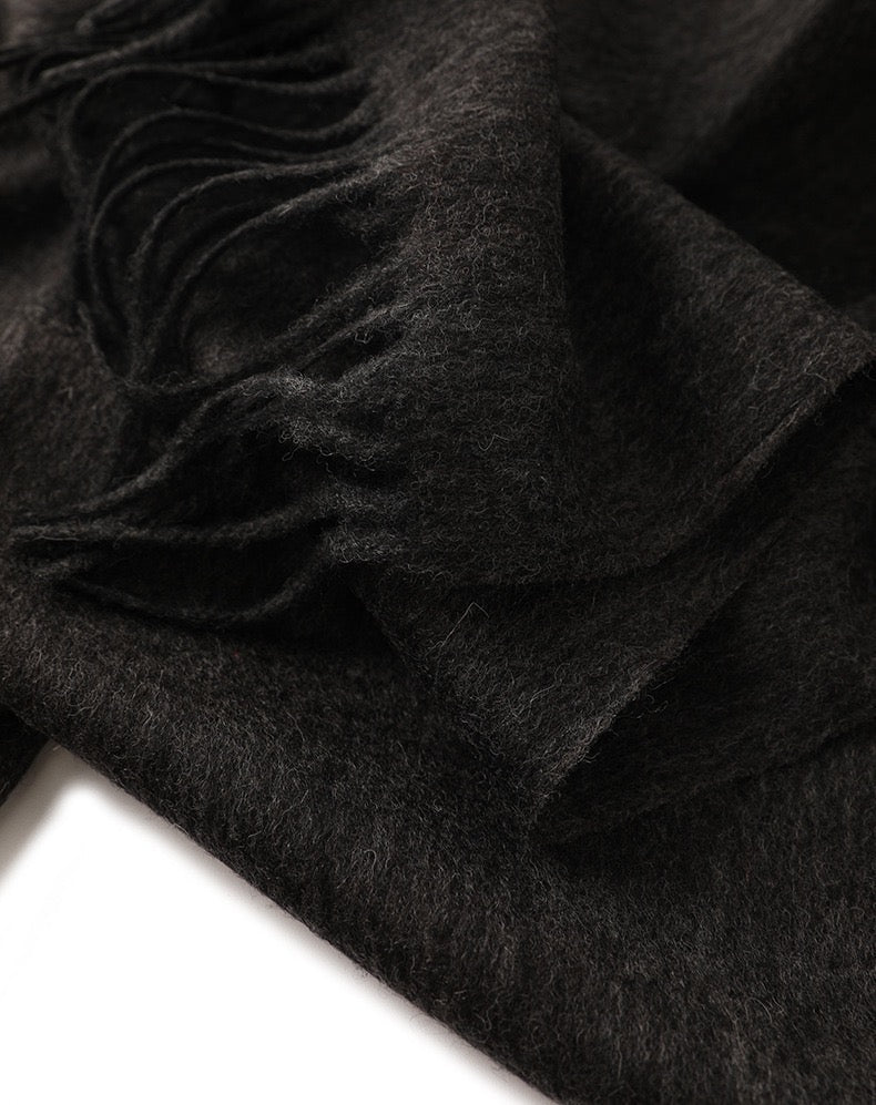 OVERSIZED ORGANIC CASHMERE SCARF