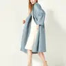 Organic Cashmere Double-Faced Wrap Coat