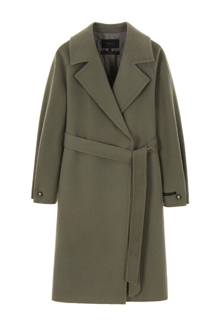 Belted Cashmere Handmade Coat