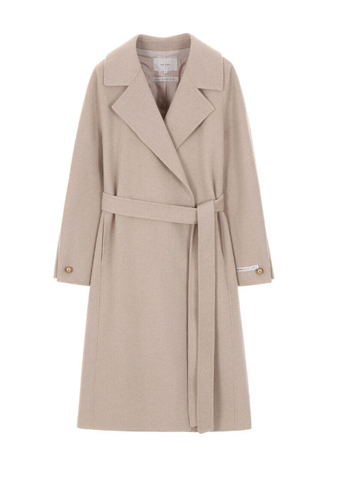 Belted Cashmere Handmade Coat