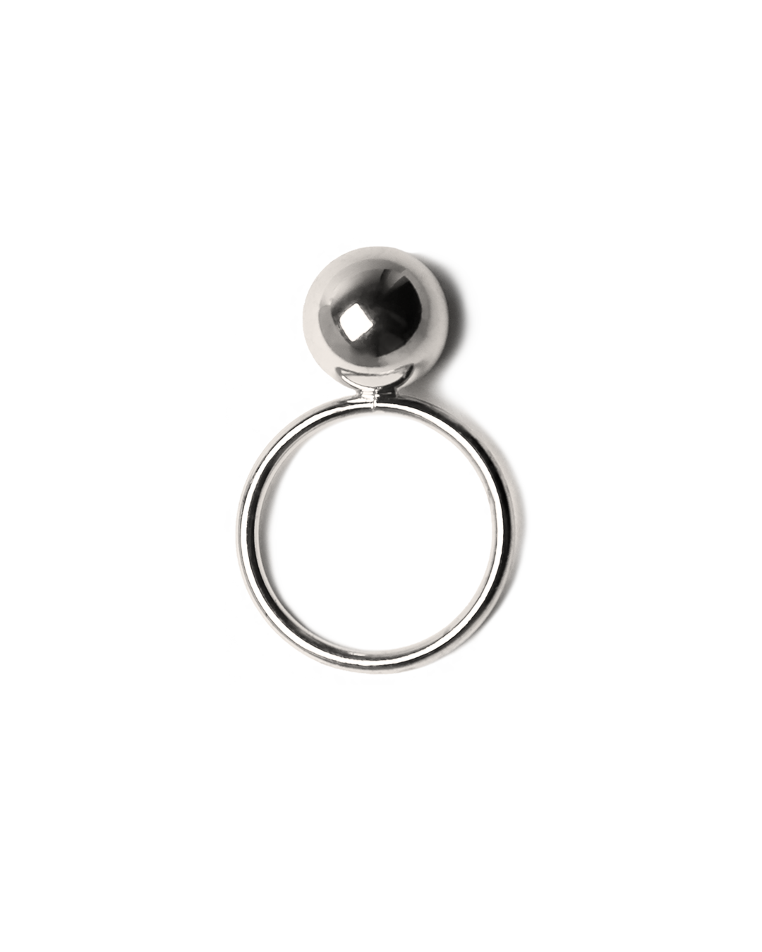 Ellena Ball Silver Ring