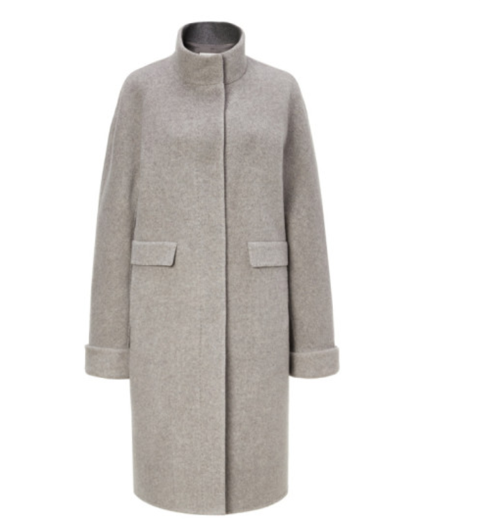 Essential Sepia Melange Cashmere Coat