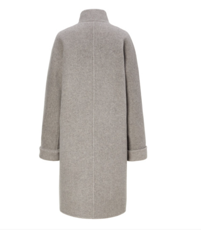 Essential Sepia Melange Cashmere Coat