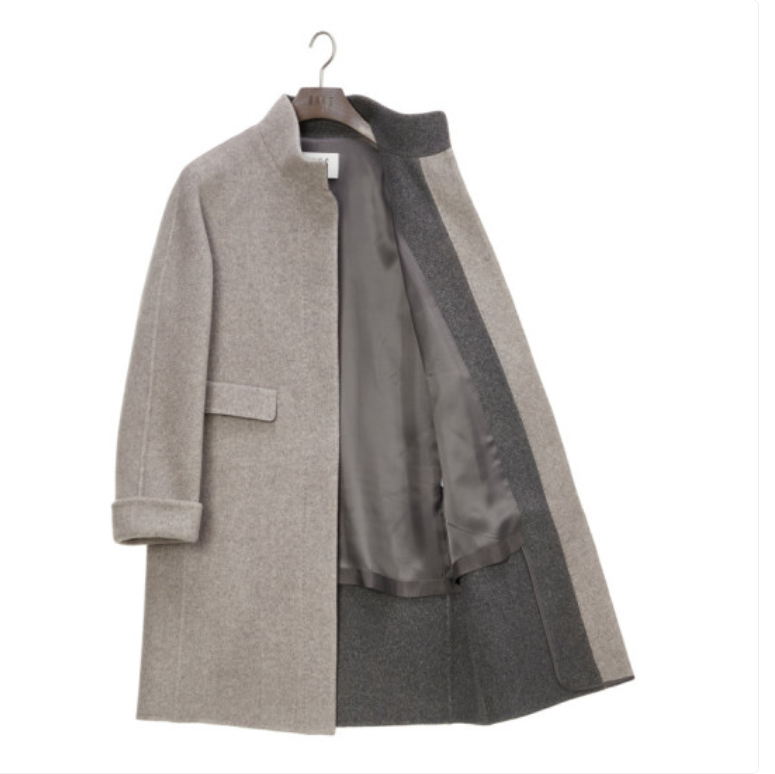 Essential Sepia Melange Cashmere Coat