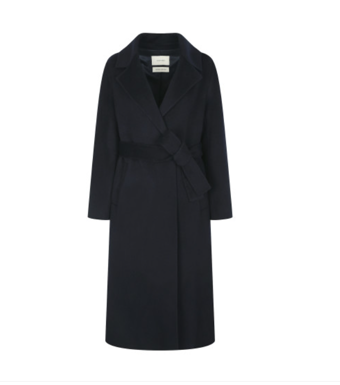 Back Flap Wool Cashmere Coat