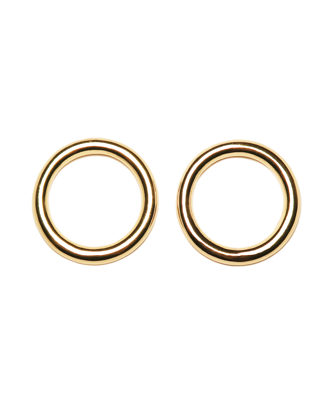 Gianna Circle Gold Earrings