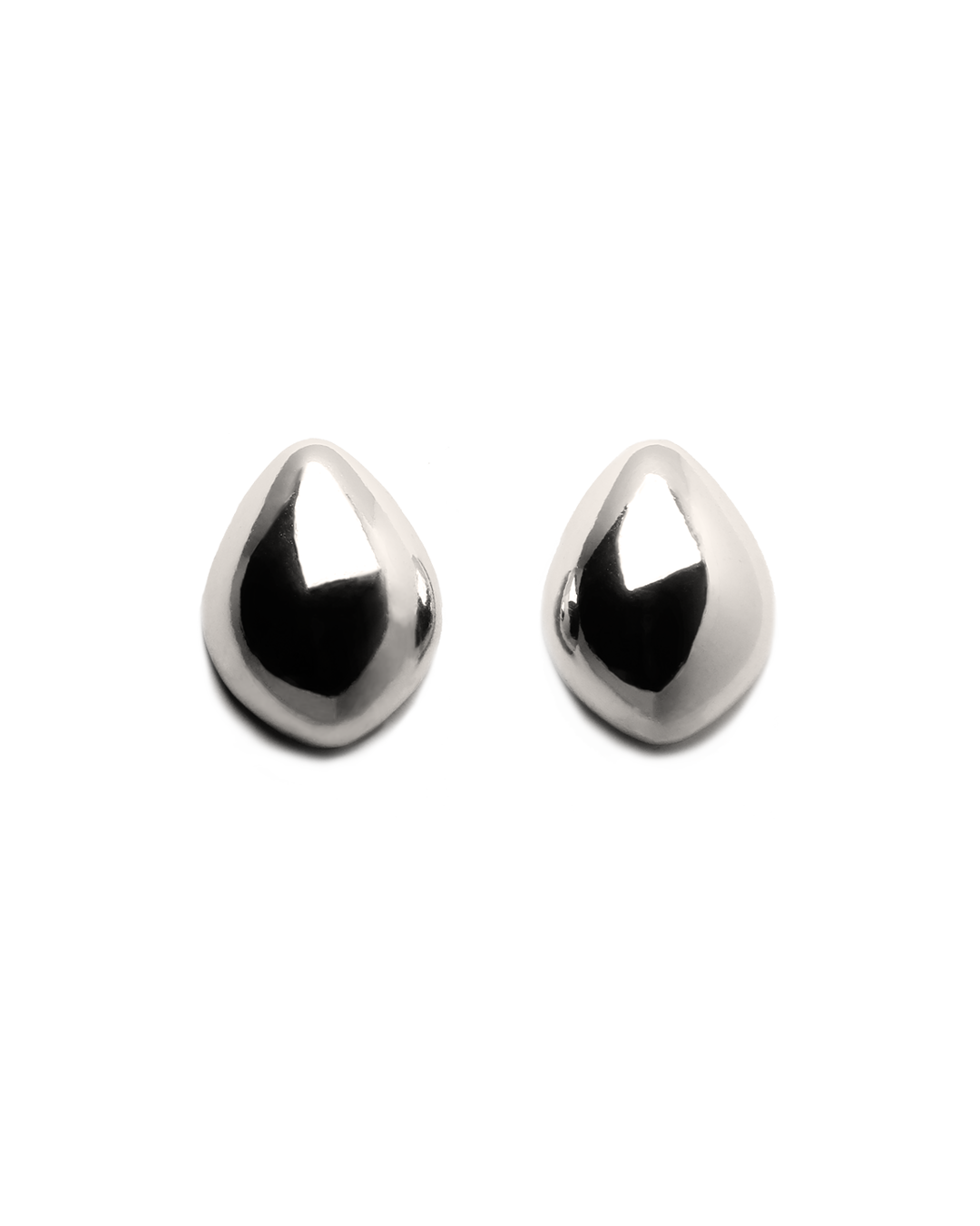 Deliah Dome Silver Earrings